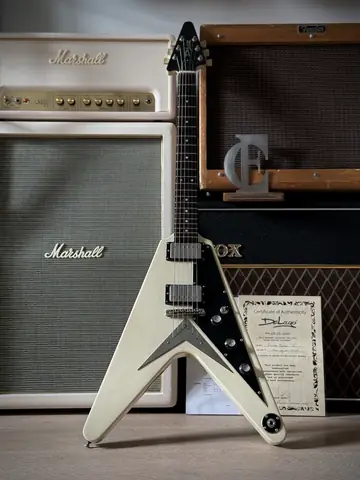 DeLago Model V — Aged White Korina Foto 24