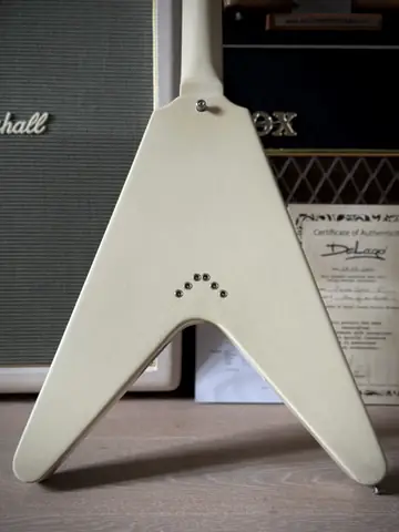 DeLago Model V — Aged White Korina Foto 28