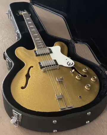 1995 Epiphone Riviera Gold Sparkle Foto 8