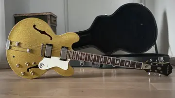 1995 Epiphone Riviera Gold Sparkle Foto 13