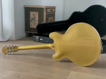 1995 Epiphone Riviera Gold Sparkle Foto 17