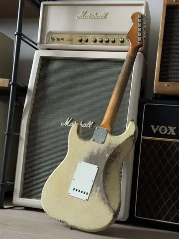 Fender Masterbuilt 2018 Dale Wilson '61 Relic — Olympic White Foto 9