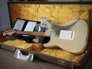 Fender Masterbuilt 2018 Dale Wilson '61 Relic — Olympic White Foto 21