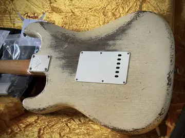 Fender Masterbuilt 2018 Dale Wilson '61 Relic — Olympic White Foto 22