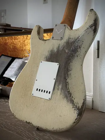 Fender Masterbuilt 2018 Dale Wilson '61 Relic — Olympic White Foto 29