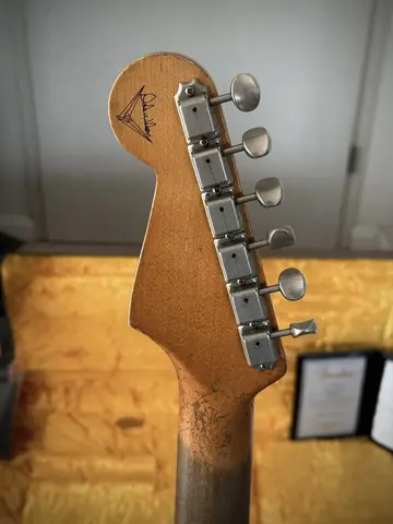 Fender Masterbuilt 2018 Dale Wilson '61 Relic — Olympic White Foto 34
