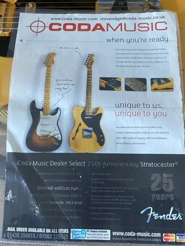 Fender Masterbuilt '51 Nocaster Thinline — John Cruz 2009 Foto 4