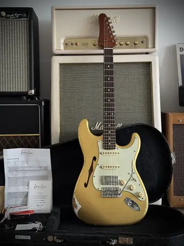 Franchin Mercury F Thinline — Frost Gold Relic (Ede's Custom Order) Foto 1