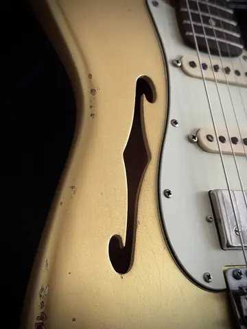 Franchin Mercury F Thinline — Frost Gold Relic (Ede's Custom Order) Foto 13