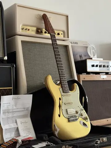 Franchin Mercury F Thinline — Frost Gold Relic (Ede's Custom Order) Foto 17
