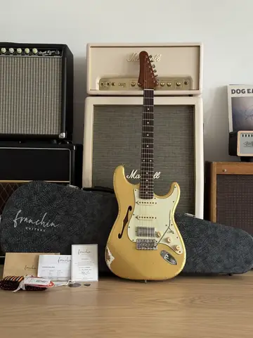 Franchin Mercury F Thinline — Frost Gold Relic (Ede's Custom Order) Foto 19