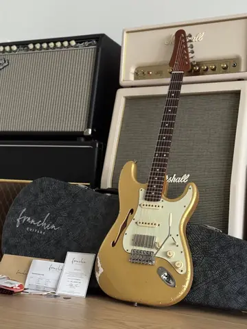 Franchin Mercury F Thinline — Frost Gold Relic (Ede's Custom Order) Foto 20