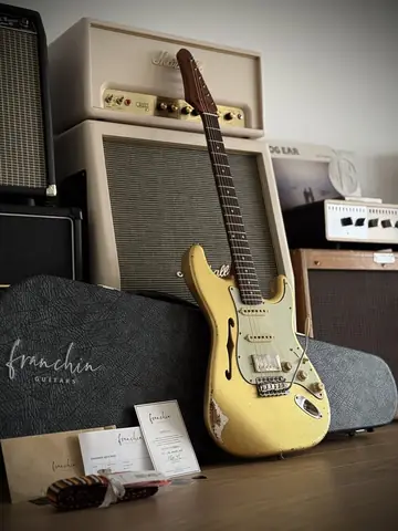 Franchin Mercury F Thinline — Frost Gold Relic (Ede's Custom Order) Foto 21