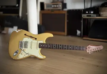 Franchin Mercury F Thinline — Frost Gold Relic (Ede's Custom Order) Foto 25
