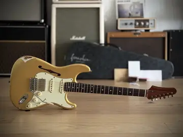 Franchin Mercury F Thinline — Frost Gold Relic (Ede's Custom Order) Foto 27