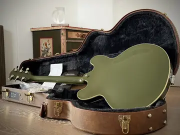 Gibson Custom Shop ES-355 Bigsby — Olive Drab Photo 18
