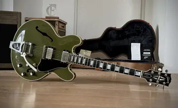 Gibson Custom Shop ES-355 Bigsby — Olive Drab Photo 22