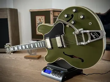 Gibson Custom Shop ES-355 Bigsby — Olive Drab Photo 29