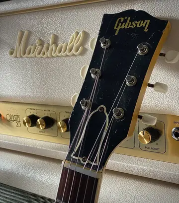 Gibson USA 1966 SG Special — Giordano TV Yellow Makeover Foto 3