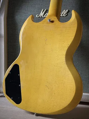 Gibson USA 1966 SG Special — Giordano TV Yellow Makeover Foto 4