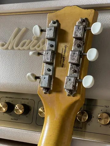 Gibson USA 1966 SG Special — Giordano TV Yellow Makeover Foto 6