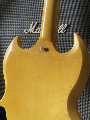 Gibson USA 1966 SG Special — Giordano TV Yellow Makeover Foto 8