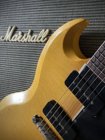 Gibson USA 1966 SG Special — Giordano TV Yellow Makeover Foto 14