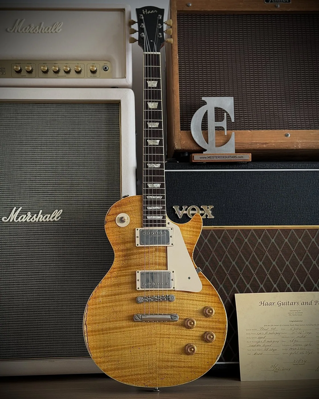 Haar Trad '58 Aged Lemon Burst
