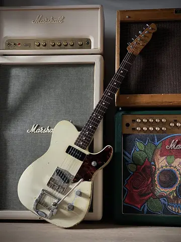 Leo Guitars 2019 Dillinger (Nicotine White) Foto 11