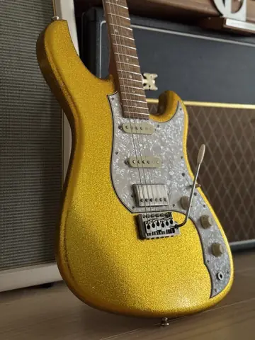Novo Idris HSS Custom — Gold Sparkle Reverse Head Foto 3
