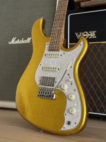 Novo Idris HSS Custom — Gold Sparkle Reverse Head Foto 5