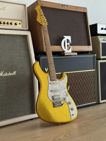 Novo Idris HSS Custom — Gold Sparkle Reverse Head Foto 6