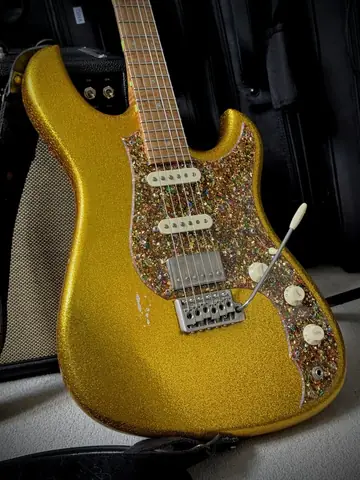 Novo Idris HSS Custom — Gold Sparkle Reverse Head Foto 12