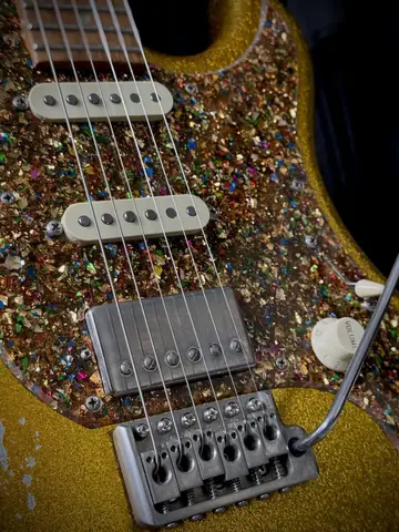 Novo Idris HSS Custom — Gold Sparkle Reverse Head Foto 13