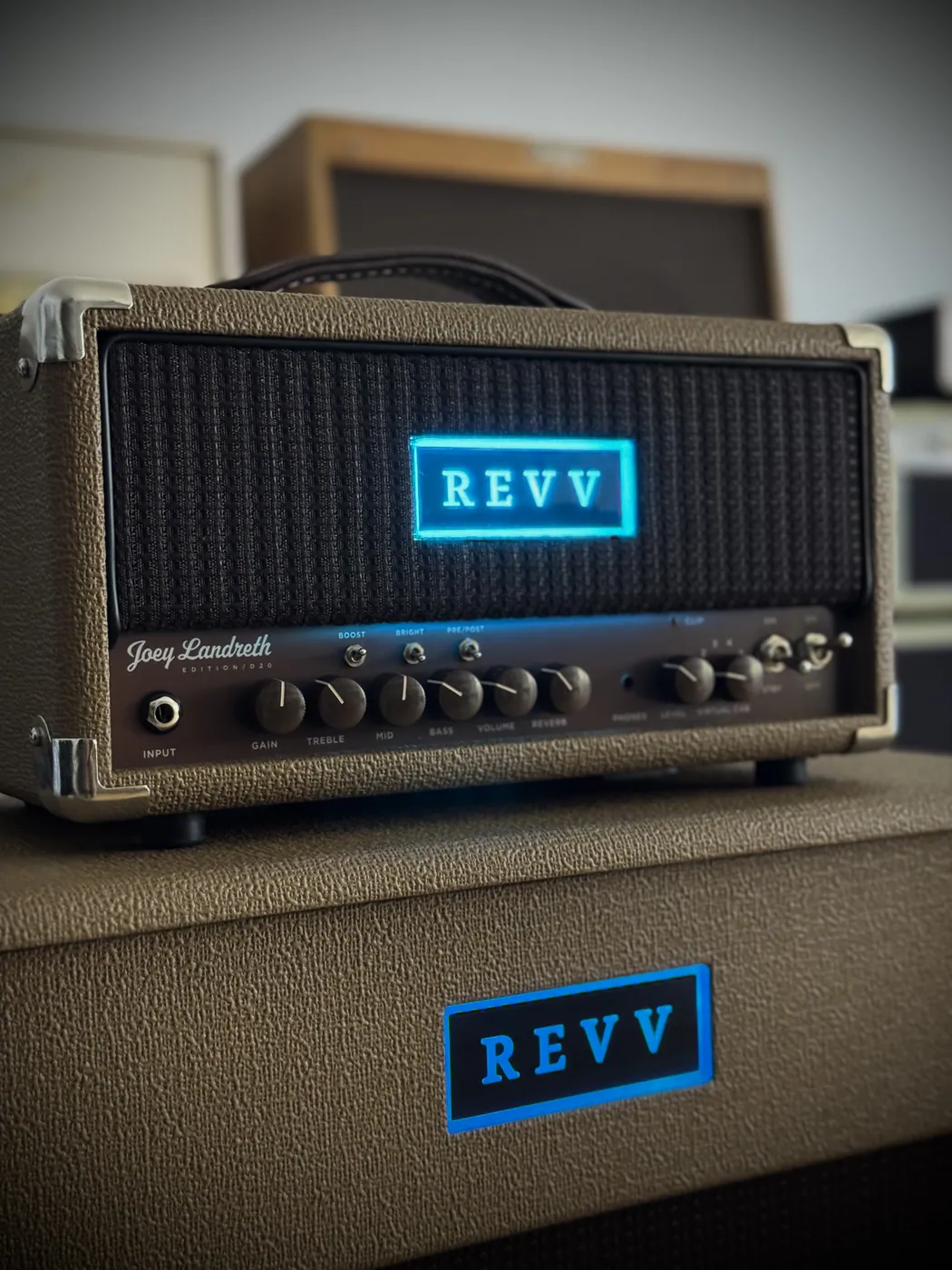 REVV Amps D20JL Joey Landreth Signature Head — Brownface (Neuware)