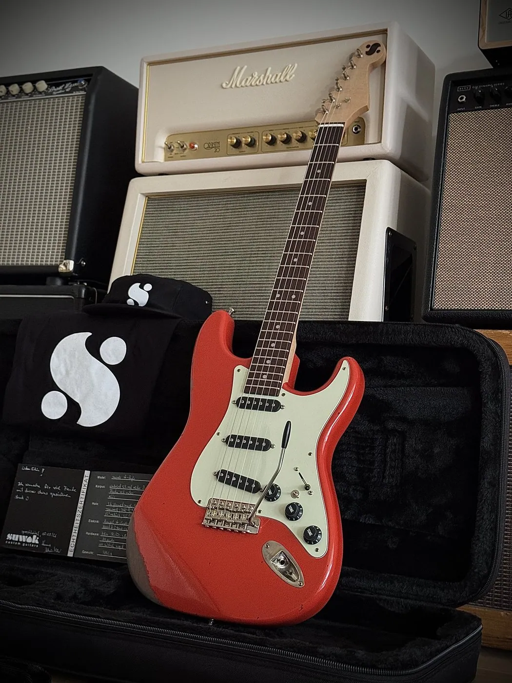 Suwak Fiesta Red Relic S-Style Gilmour Mod (2026, Neuware)