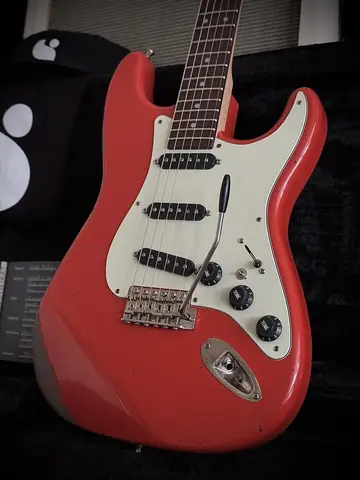 Suwak Fiesta Red Relic S-Style Gilmour Mod (2026, Neuware) Foto 5