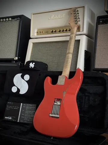 Suwak Fiesta Red Relic S-Style Gilmour Mod (2026, Neuware) Foto 12