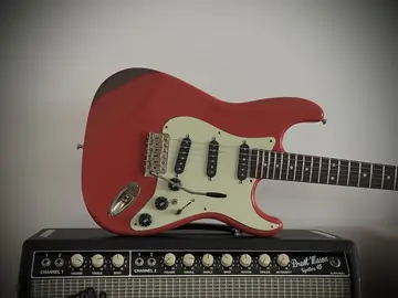 Suwak Fiesta Red Relic S-Style Gilmour Mod (2026, Neuware) Foto 19