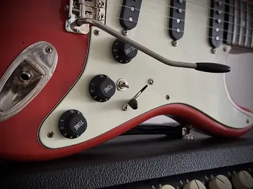 Suwak Fiesta Red Relic S-Style Gilmour Mod (2026, Neuware) Foto 23