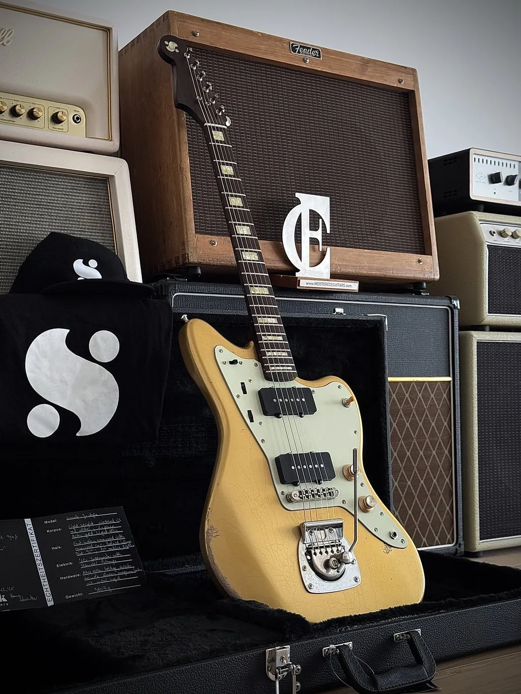 Suwak Relic Gold Jazzmaster Ede Custom (2025, new)