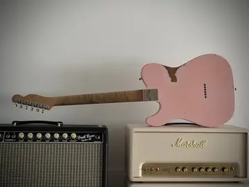 Suwak Shell Pink Relic Reverse Headstock Tele (2026, Demo) Foto 7