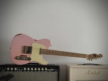Suwak Shell Pink Relic Reverse Headstock Tele (2026, Demo) Foto 10