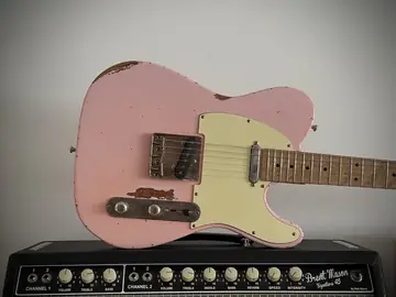 Suwak Shell Pink Relic Reverse Headstock Tele (2026, Demo) Foto 12