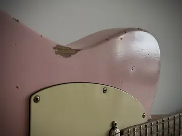 Suwak Shell Pink Relic Reverse Headstock Tele (2026, Demo) Foto 15