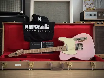 Suwak Shell Pink Relic Reverse Headstock Tele (2026, Demo) Foto 22