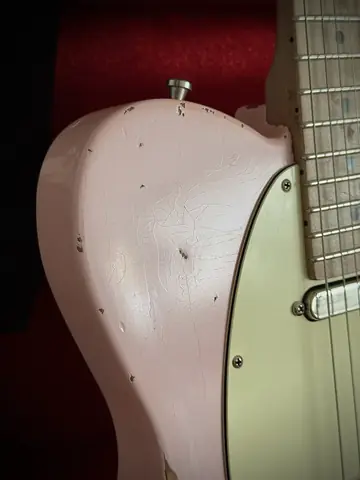 Suwak Shell Pink Relic Reverse Headstock Tele (2026, Demo) Foto 25
