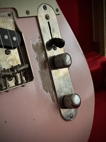Suwak Shell Pink Relic Reverse Headstock Tele (2026, Demo) Foto 26